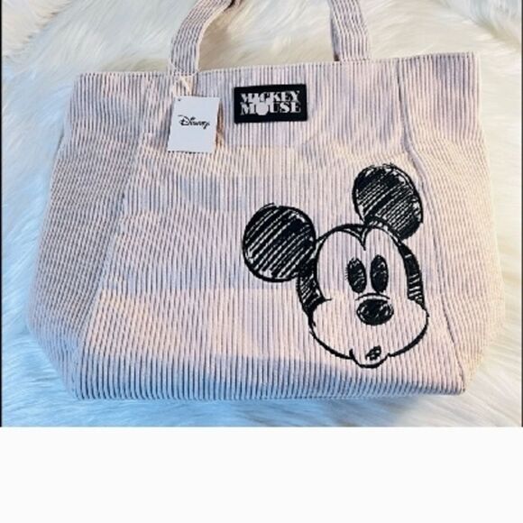 Disney Mickey Mouse Tote Bag - Beige - Picture 1 of 2